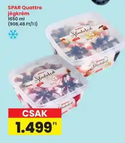Interspar SPAR Quattro jégkrém ajánlat