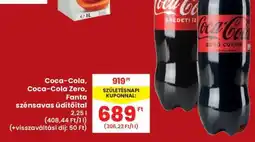 Interspar Coca-Cola, Coca-Cola Zero, Fanta szénsavas üdítőital ajánlat