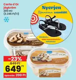 Interspar CARTE D'OR Jégkrém ajánlat