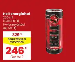 Spar HELL Energiaital ajánlat