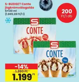 Interspar S-BUDGET Conte jégkrémválogatás ajánlat