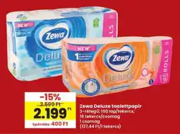 Interspar Zewa Deluxe toalettpapír ajánlat
