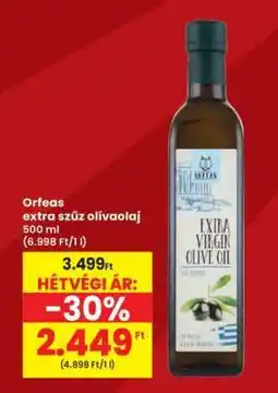 Interspar Orfeas extra szűz olívaolaj ajánlat