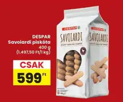 Interspar DESPAR Savoiardi piskóta ajánlat