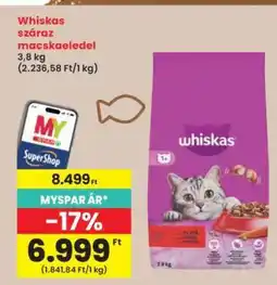 Interspar Whiskas száraz macskaeledel ajánlat