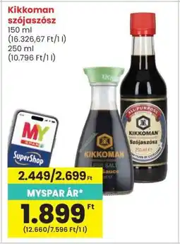 Interspar Kikkoman szójaszósz ajánlat