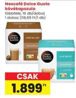 Spar NESCAFE Dolce Gusto kávékapszula ajánlat