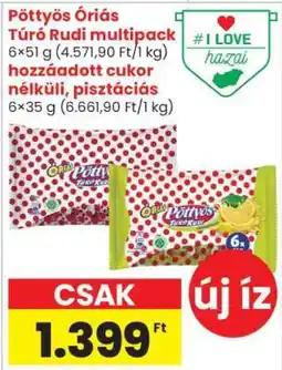 Spar Pöttyös Óriás Túró Rudi Multipack ajánlat