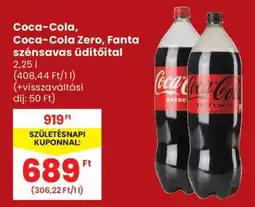 Spar Coca-Cola, Coca-Cola Zero, Fanta szénsavas üdítőital ajánlat