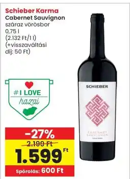 Interspar SCHIEBER Karma Cabernet Sauvignon ajánlat