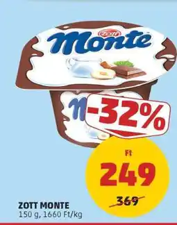 PENNY Zott Monte ajánlat