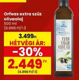 Spar Orfeas extra szűz olívaolaj ajánlat