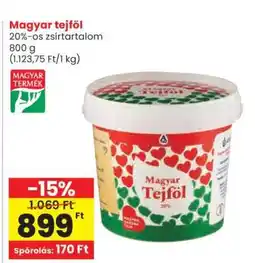 Spar Magyar tejföl ajánlat