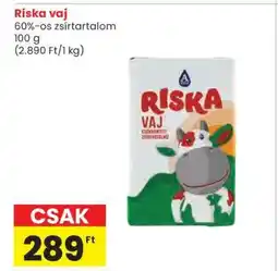 Spar RISKA VAJ ajánlat