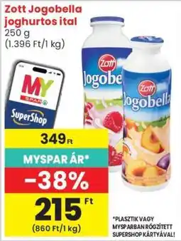 Spar Zott Jogobella joghurtos ital ajánlat