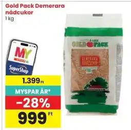 Spar Gold Pack Demerara nádcukor ajánlat