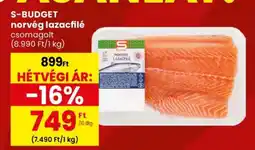 Spar S-BUDGET norvég lazacfilé ajánlat