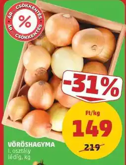 PENNY Vöröshagyma ajánlat