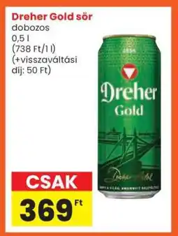 Spar Dreher Gold sör ajánlat