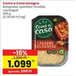 Spar Come a Casa lasagne ajánlat