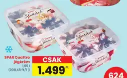 Spar SPAR Quattro jégkrém ajánlat
