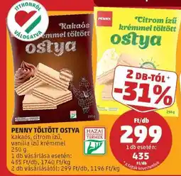 PENNY PENNY Töltött Ostya ajánlat