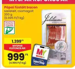Spar Pápai Füstölt Bacon ajánlat
