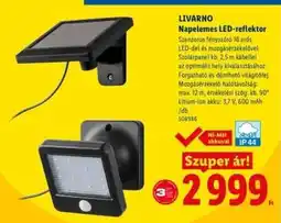 Lidl LIVARNO Napelemes LED-reflektor ajánlat