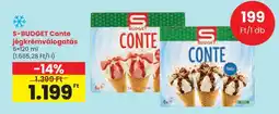 Spar S-BUDGET Conte jégkrémválogatás ajánlat