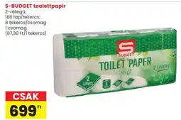 Spar S-BUDGET toalettpapír ajánlat
