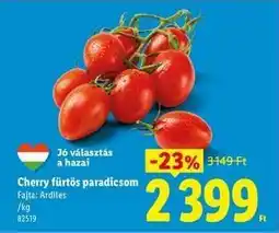 Lidl Cherry fürtös paradicsom ajánlat