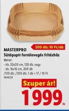 Lidl MASTERPRO ajánlat