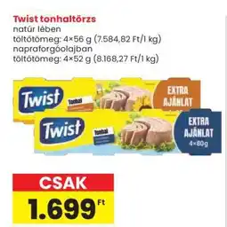 Spar TWIST Tonhaltörzs ajánlat