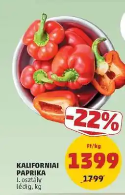 PENNY Kaliforniai paprika ajánlat