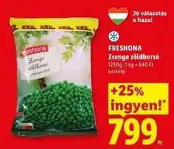 Lidl Freshona Zsenge zöldborsó ajánlat