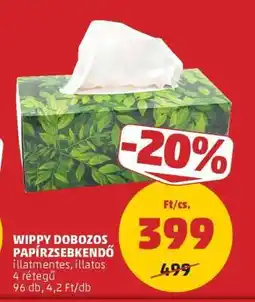 PENNY Wippy Dobozos Papírzsebkendő ajánlat