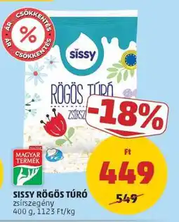PENNY Sissy Rögös Túró ajánlat