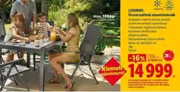 Lidl LIVARNO Összecsukható alumíniumszék ajánlat