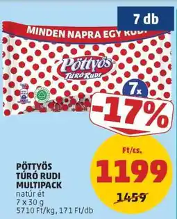 PENNY Pöttyös Túró Rudi Multipack ajánlat