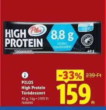 PILOS High Protein túródesszert
