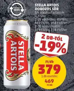 PENNY Stella Artois dobozos sör ajánlat