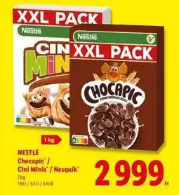 Lidl NESTLÉ Chocapic / Cini Minis / Nesquik ajánlat