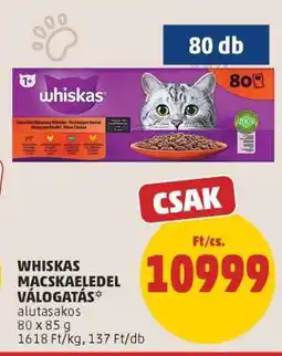 PENNY WHISKAS MACSKAELEDEL VÁLOGATÁS ajánlat