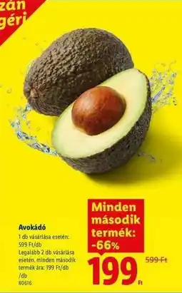 Lidl Avokádó ajánlat