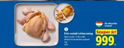 Lidl Friss családi csirkecsomag ajánlat
