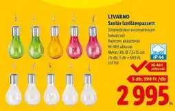 Lidl LIVARNO Szolár izzólámpaszett ajánlat