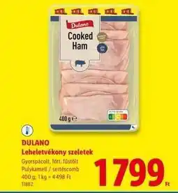 Lidl DULANO ajánlat