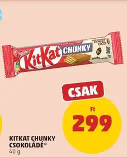 PENNY KITKAT CHUNKY CSOKOLÁDÉ ajánlat