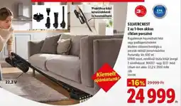 Lidl SILVERCREST 2 az 1-ben akkus ciklon porszívó ajánlat