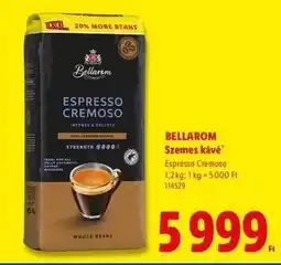 Lidl Bellarom Szemes kávé ajánlat